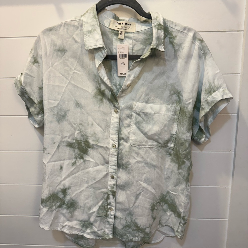 Anthropologie Cloth & Stone Button Up